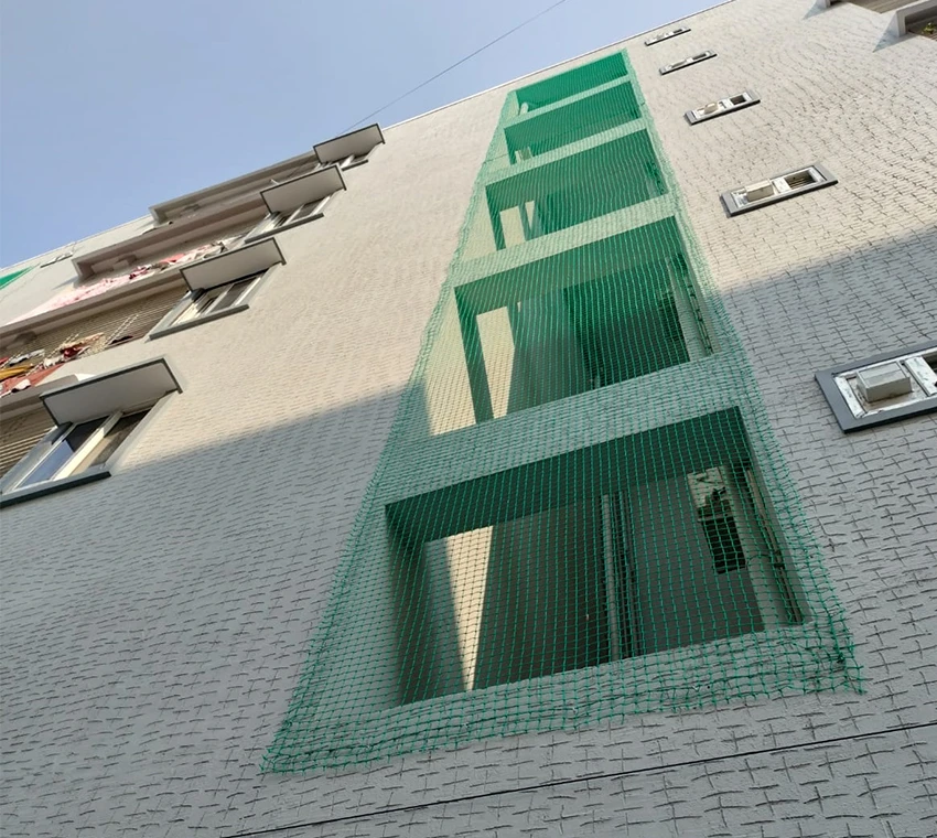 Duct Area Safety Nets installation by SVM Safety Nets
