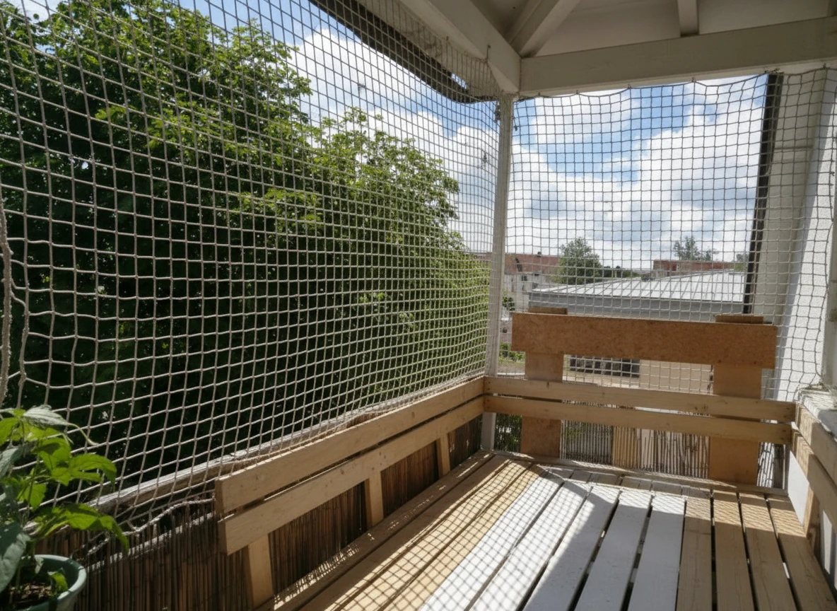 Balcony Safety Nets installation in 