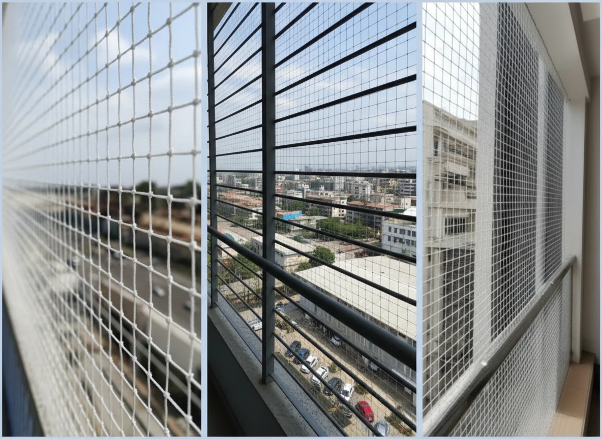 Balcony Safety Nets installation - Project 4