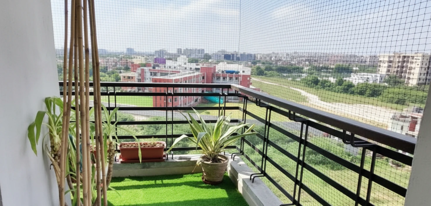 Balcony Safety Nets installation - Project 5