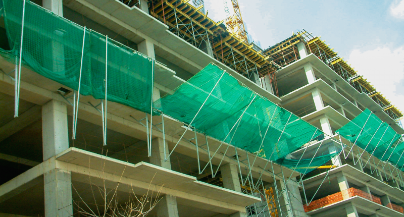Construction Safety Nets installation - Project 2