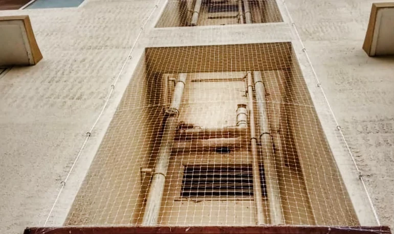 Duct Area Safety Nets installation in 