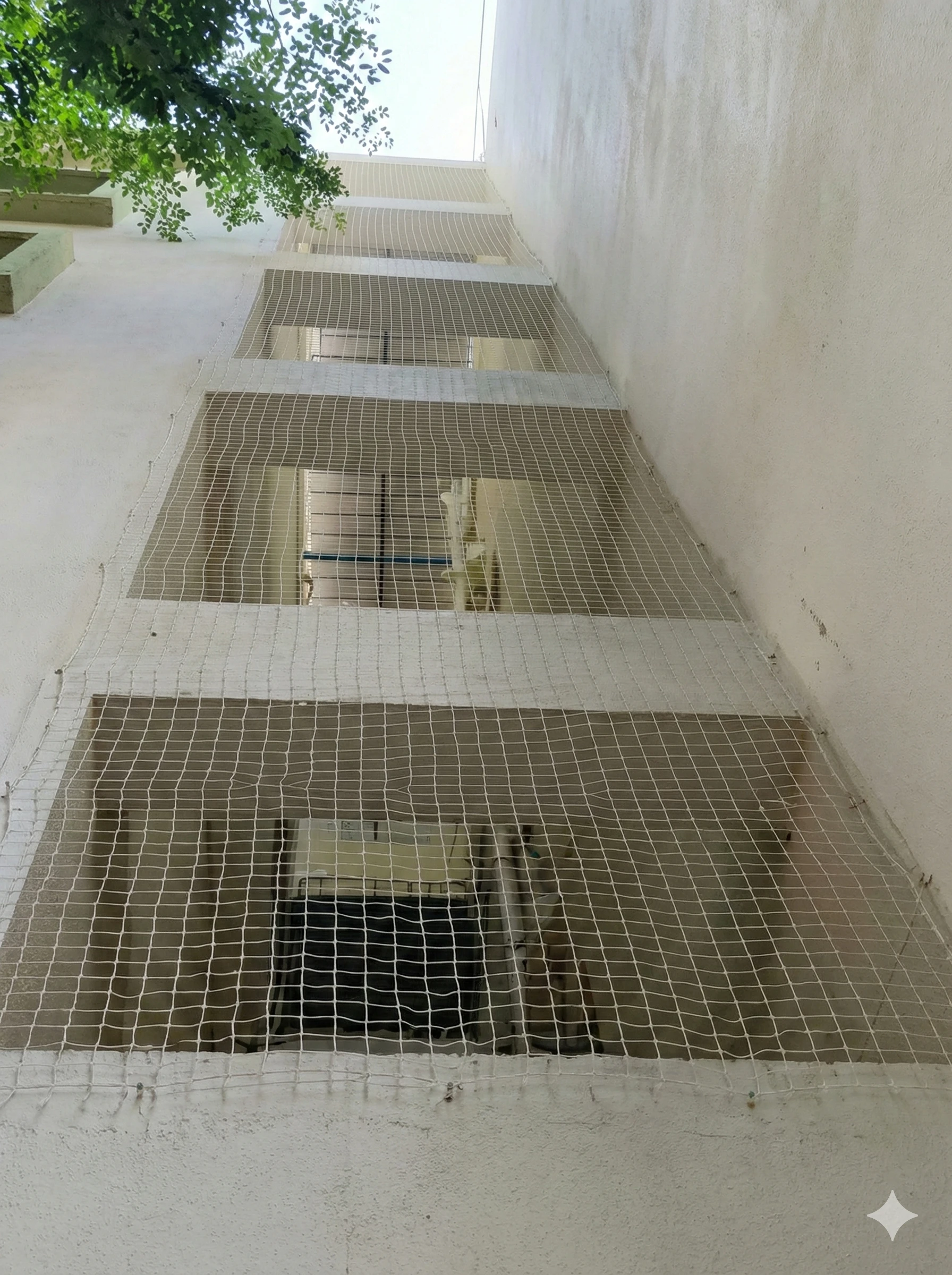 Duct Area Safety Nets installation - Project 2