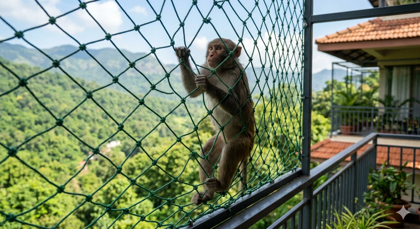 Monkey Safety Nets installation in 