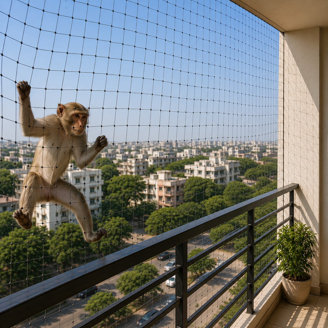 Monkey Safety Nets installation - Project 3